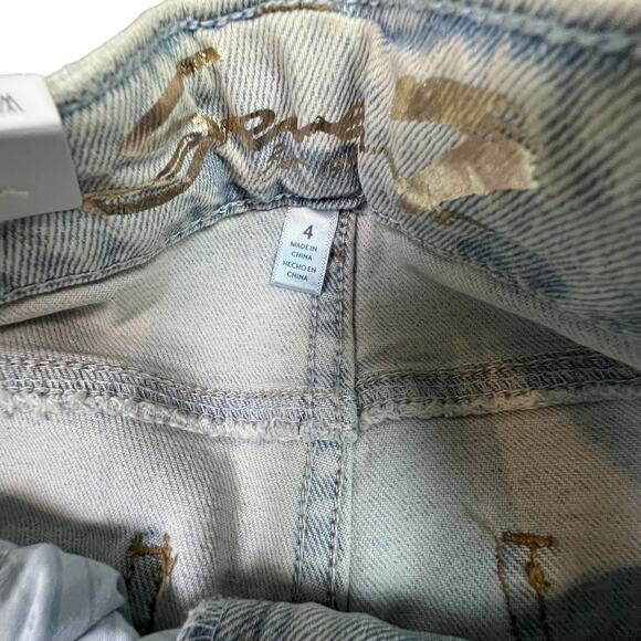 Seven7 Weekend Slim Fit Straight Leg Women's Size 4 Distressed Jeans Denim NWT - Picture 14 of 16